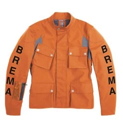 Tessuto Giacca Brema Silver Vase Advs Arancio