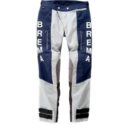 Tessuto Pantaloni Brema Silver Vase Advs Blu Grigio