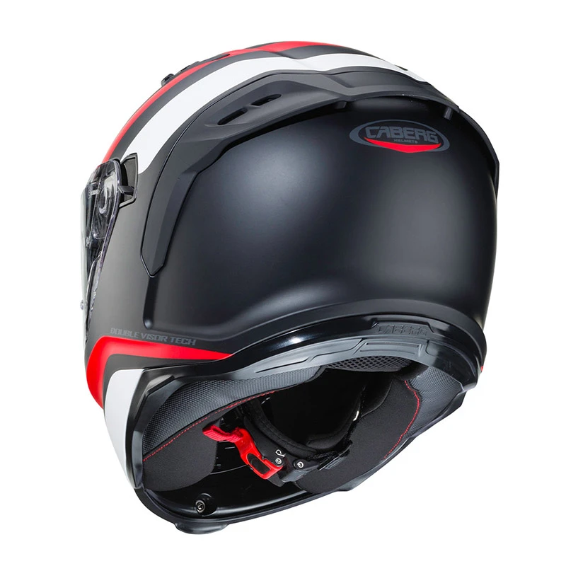 Policarbonato Casco Caberg Avalon Blast Nero Bianco Rosso 4 Policarbonato Casco Caberg Avalon Blast Nero Bianco Rosso - immagine 4