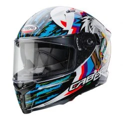 Policarbonato Casco Caberg Avalon Hawk Bianco Nero Blu