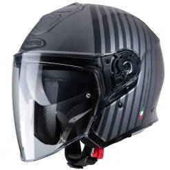 Fibra Casco Caberg Flyon Bakari Grigio Nero