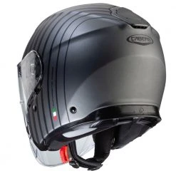 Fibra Casco Caberg Flyon Bakari Grigio Nero -Caberg||Cardo||Brema shop caberg flyonbakari grigio 3
