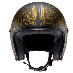 Custom Casco Caberg Freeride Maori Nero Opaco Oro -Caberg||Cardo||Brema shop caberg freeridermaori nerooro 3