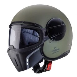 Fibra Casco Caberg Ghost Verde Militare Opaco