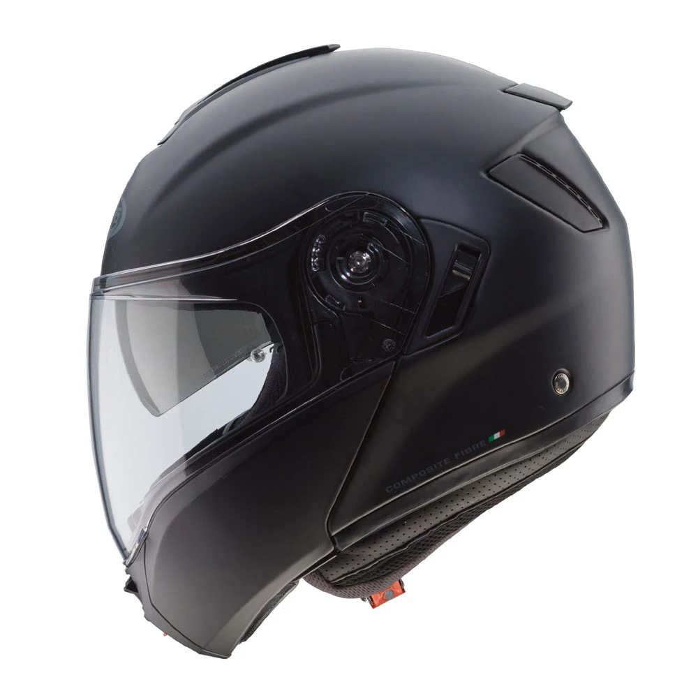 Fibra Casco Modulare Caberg Levo Nero Opaco 3 Fibra Casco Modulare Caberg Levo Nero Opaco - immagine 3