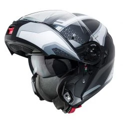 Fibra Casco Modulare Caberg Levo Sonar Antracite Argento